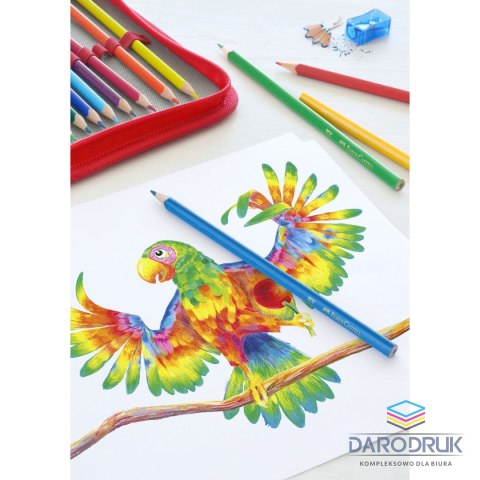 Faber Castell Kredki ołówkowe Ergonomics 12 kol. Faber Castell (116512 FC)