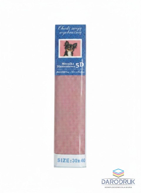 Flamingo Line Zestaw kreatywny Diamentowa mozaika 30x40cm Pies chihuahua Flamingo Line (1(13))