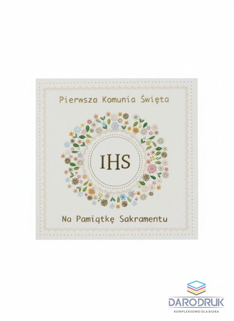 Henry Kartka składana kw Komunia Karnet KW Henry (5908451984137)