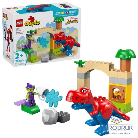 Lego Klocki konstrukcyjne Duplo Dinozaur Spidey-Rex i Zielony Goblin Lego (10463)