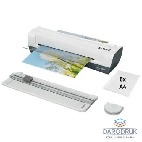 Leitz Laminator A4 Ilam Home A4 z zestawem akcesoriów 4 w 1 biały Leitz (74340001)