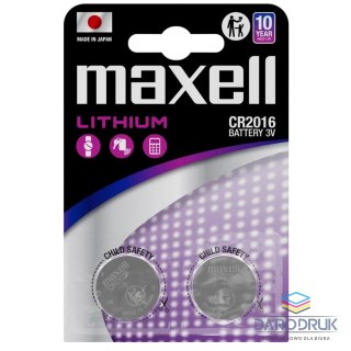 Maxell Baterie 2/bl CR2016 Maxell
