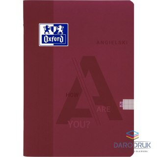 Oxford Zeszyt tematyczny A4 angielski 60k. 90g krata Oxford (400209244)