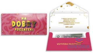 Pamiątka z komunii świętej na dobry początek Koperta Gold-01 (5907195305550)