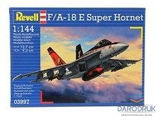 Revell Model do sklejania F/A-18 E Super Hornet - amerykański ponaddżwiękowy wielozadaniowy samolot Revell (03997)