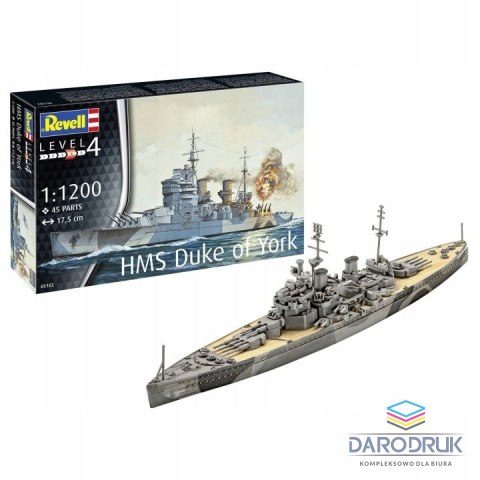 Revell Model do sklejania statek HMS DUKE OF YORK Revell (05182)