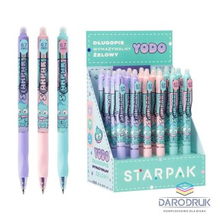 Starpak Długopis wymazywalny Ścieralny wkład niebieski 0,5mm Starpak (552675)
