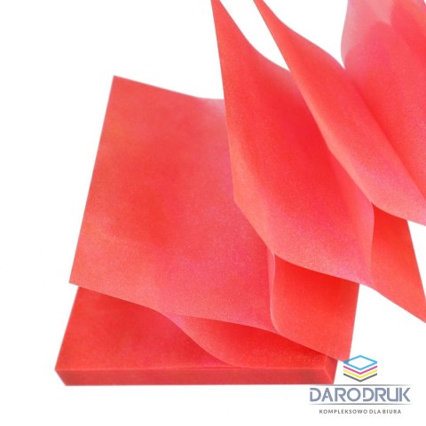 Starpak Notes samoprzylepny (karteczki) Transparentny ombre czerwony mix 100k [mm:] 75x75 Starpak (576525)