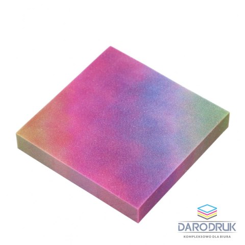 Starpak Notes samoprzylepny (karteczki) Transparentny ombre fioletowy mix 100k [mm:] 75x75 Starpak (576522)