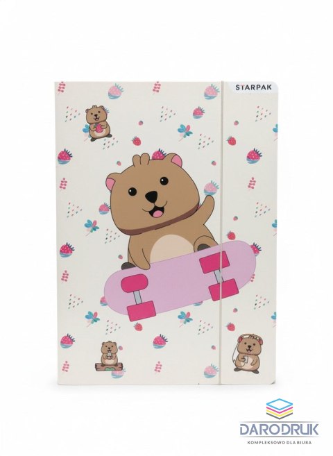 Starpak Teczka kartonowa na gumkę Kuoaka A4 mix Starpak (583304)