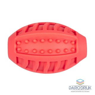 Tullo Piłka do rugby z kolcami piszcząca dla psa śr. 100mm Tullo (247)