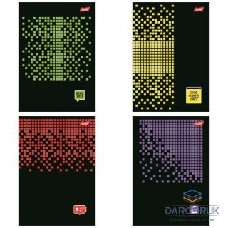 Unipap Zeszyt A5 Pixel Pulse 96k. 70g krata Unipap