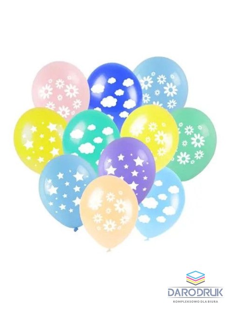 Arpex Balon gumowy pastelowy mix wiosenny mix 300mm Arpex (KB0382)