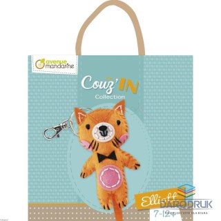 Avenue Mandarine Zestaw kreatywny dla dzieci Brelok do szycia Lisek Elliott Avenue Mandarine (0265)