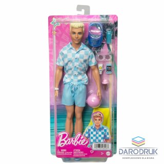 Barbie Lalka Ken dzień na plaży [mm:] 290 Barbie (HPL74)
