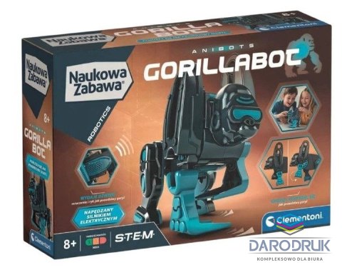 Clementoni Zestaw kreatywny dla dzieci Naukowa zabawa Gorillabot Clementoni (18185)