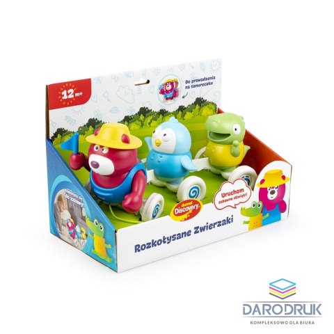 Discovery Zabawka edukacyjna ROZKOŁYSANE ZWIERZAKI kz Discovery (DD30803)