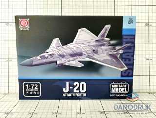 Dromader Klocki konstrukcyjne samolot J-20 1:72 Dromader (130-1364569)