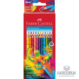 Faber Castell Kredki ołówkowe Ergonomics 24 kol. Faber Castell (116544 FC)