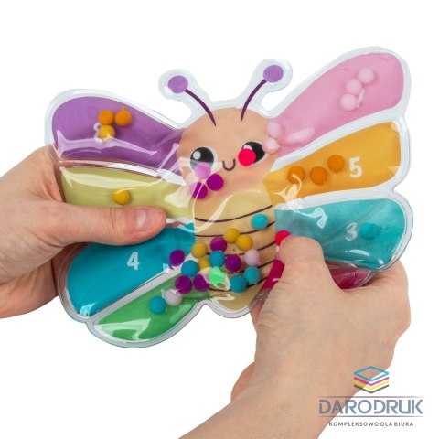 Kidea Zabawka edukacyjna Motyl PLANSZA SENSORYCZNA DO NAUKI LICZENIA Kidea (PLSNLMKA)