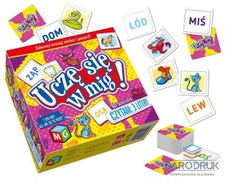 Multigra Gra edukacyjna Czytam:3 litery. Uczę sie w mig. Multigra (0151)