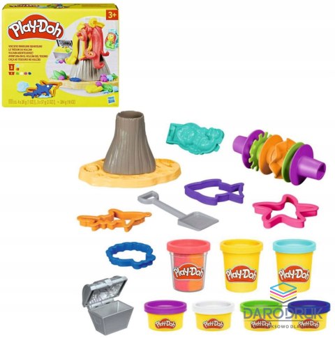 Playdoh Masa plastyczna dla dzieci Ciastolina zestaw wulkan mix Playdoh (F8789)