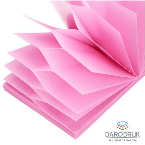 Starpak Notes samoprzylepny (karteczki) Transparentny brokat Liliowy mix 100k [mm:] 75x75 Starpak (576528)