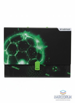 Starpak Teczka z szerokim grzbietem na klips Football A4 mix Starpak (583310)