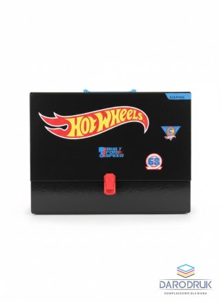Starpak Teczka z szerokim grzbietem na zatrzask Hot wheels A4 mix Starpak (583314)