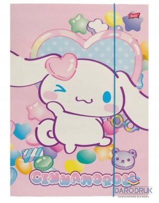 Unipap Teczka kartonowa na gumkę My Little Friend (Cinnamoroll) A4 różowy 300g Unipap