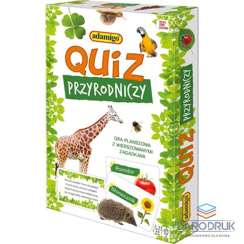 Adamigo Gra edukacyjna QUIZ PRZYRODNICZY Adamigo