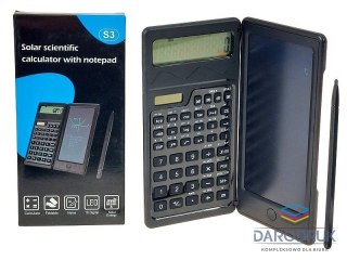 Adar Kalkulator na biurko z czarnym tabletem LCD do notowania, z rysikiem Adar (627147)