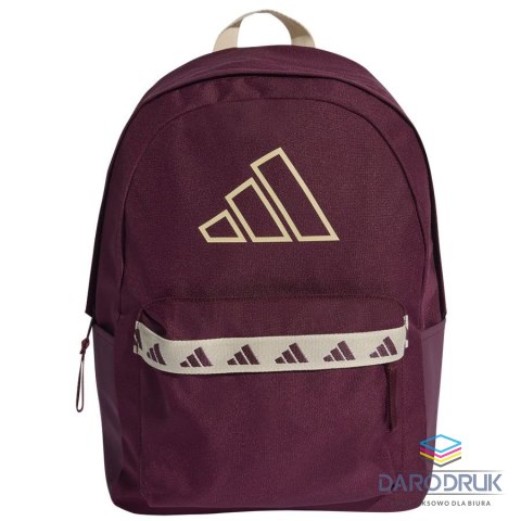 Adidas Plecak Classic Tape bordowy Adidas (KE5636)