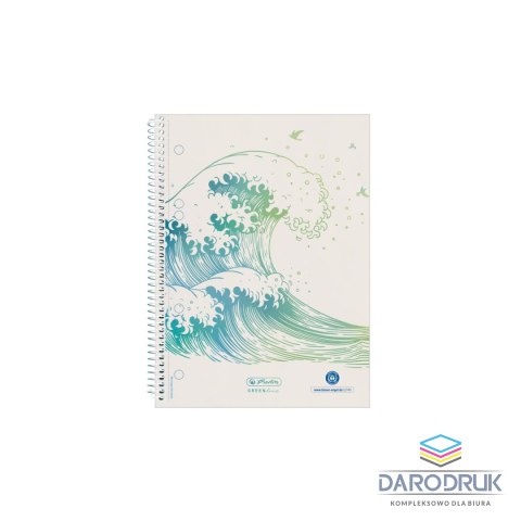 Herlitz Kołozeszyt (kołonotatnik) A5 GREENLINE 70k. 70g krata Herlitz (300006030)