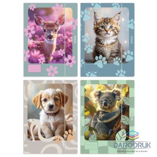 Herlitz Teczka kartonowa na gumkę Animals A4 Herlitz (400207738)