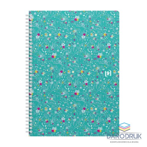 Oxford Notes (notatnik) B5 Floral 60k. linia [mm:] 186x250 Oxford (400094959)