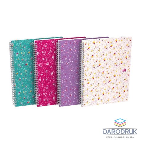 Oxford Notes (notatnik) B5 Floral 60k. linia [mm:] 186x250 Oxford (400094959)