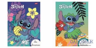 Unipap Zeszyt A4 STITCH 32k. 70g podwójna linia kolor Unipap