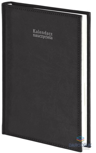 Wokół Nas Kalendarz nauczyciela książkowy (terminarz) Vivella czarny A5 143mm x 204mm Wokół Nas (A5DN076B)