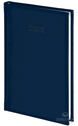 Wokół Nas Kalendarz nauczyciela książkowy (terminarz) Vivella granatowy A5 143mm x 204mm Wokół Nas (A5TN065B)