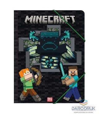 Astrapap Teczka kartonowa na gumkę Minecraft A4 różne Astrapap (108026002)