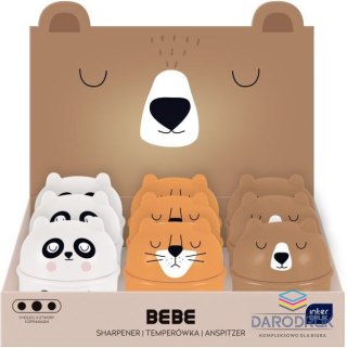 Bebe Temperówka elektyczna 3 otwory mix plastik Bebe