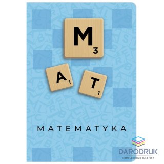 Beniamin Zeszyt A5 matematyka scrabble 60k. 70g krata Beniamin