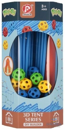 Mega Creative Klocki konstrukcyjne słomki, kule Mega Creative (545060)