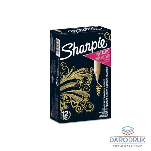 Sharpie Marker permanentny wkład złoty okrągła końcówka Sharpie (1891062)