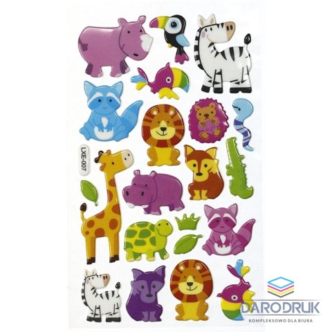 Titanum Naklejka (nalepka) Craft-Fun Series zwierzęta safari Titanum (LXE-007)