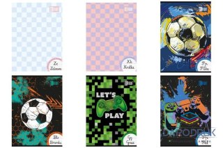Unipap Zeszyt A4 Checkered Vibe 32k. 70g linia podwójna kolorowa Unipap