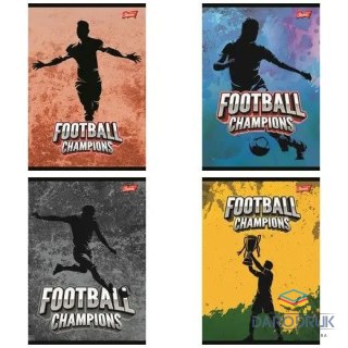 Unipap Zeszyt A4 FOOTBALL CHAMPIONS 32k. 70g krata Unipap