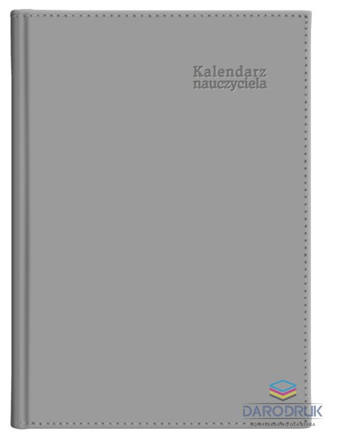 Wokół Nas Kalendarz nauczyciela książkowy (terminarz) Vivella szary B5 164mm x 236mm Wokół Nas (B5TN066B)