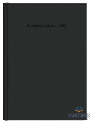 Wokół Nas Kalendarz nauczyciela książkowy (terminarz) akademicki Vivella czarny A5 143mm x 204mm Wokół Nas (A5TA071B)